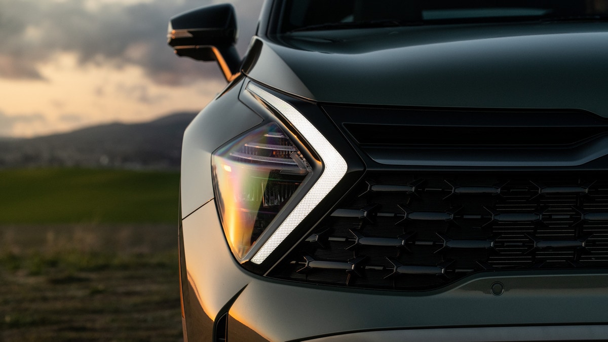 2023 Sportage X-Pro headlight