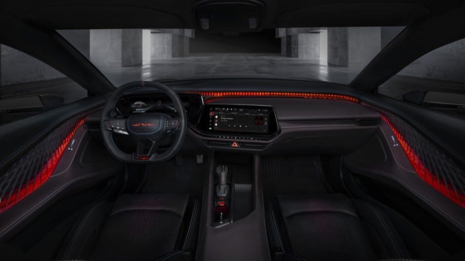 The interior of the Dodge Charger Daytona SRT Concept
