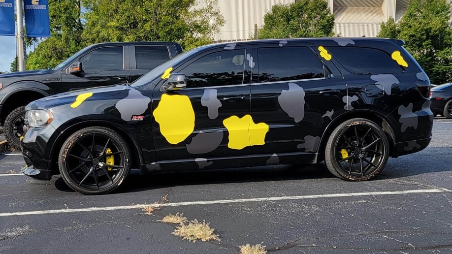 Vinyl car wrap pattern