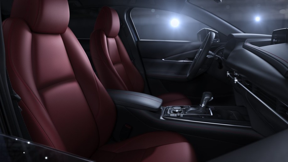 The upscale cabin of the 2022 Mazda CX-30