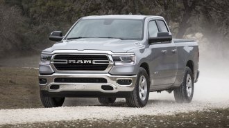 2022 Ram 1500 Big Horn in silver.