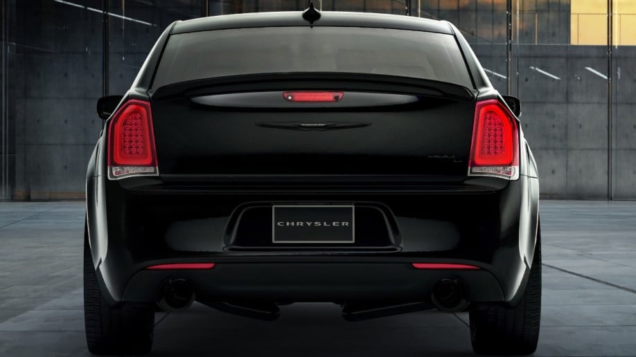 The 2023 Chrysler 300C seen from the rear