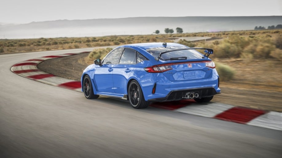 The 2023 Honda Civic Type R in track testing