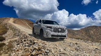 The 2023 Honda Passport Trailsport in testing