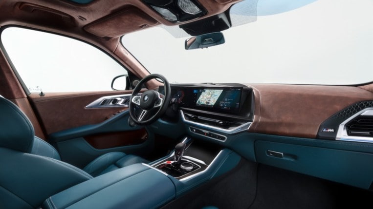 The cabin of the 2023 BMW XM
