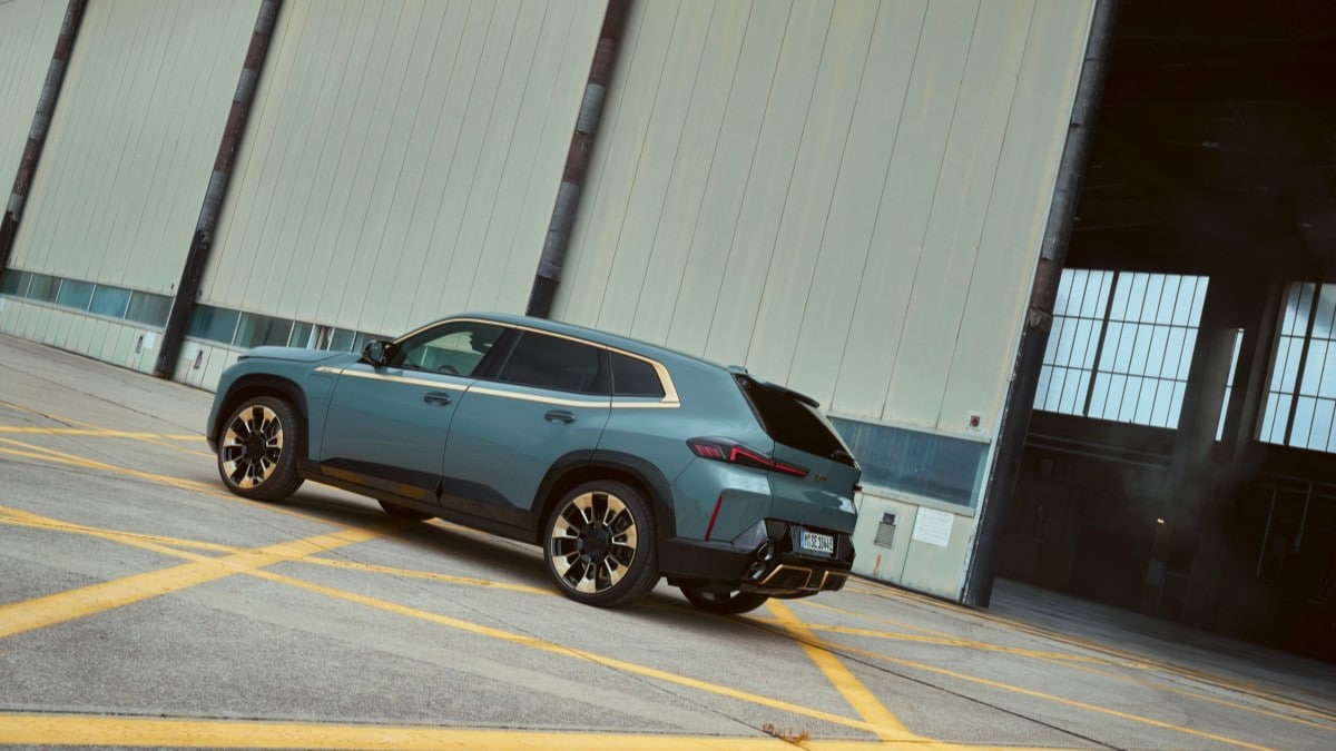 The 2023 BMX XM from a rear quarter angle