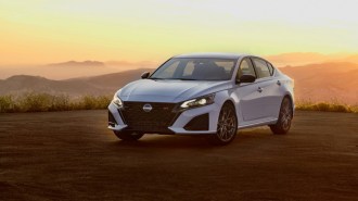 The 2023 Nissan Altima from a front quarter angle