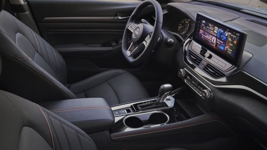 The cabin of the 2023 Nissan Altima