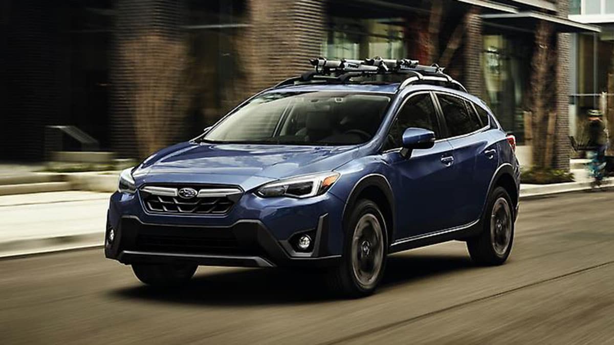 2023 Subaru Crosstrek in blue.