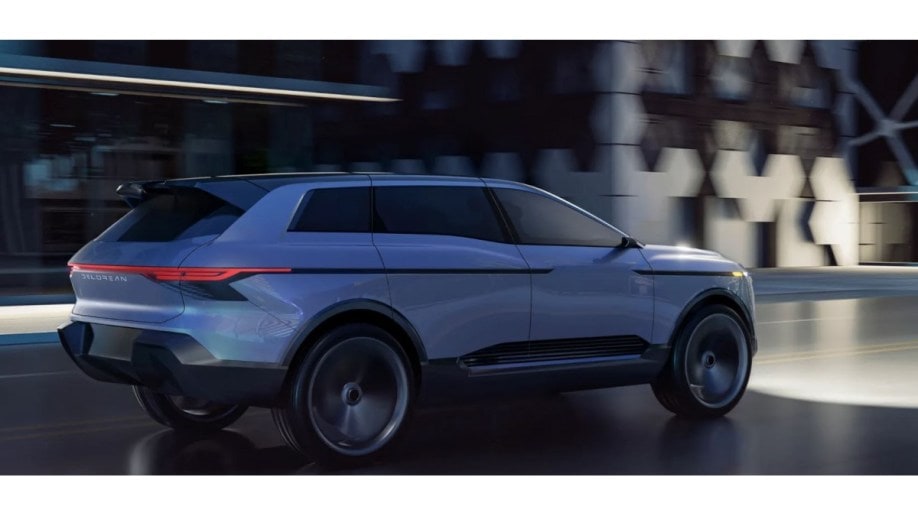 DMR's design for the DeLorean Alpha4, an imaginary fuel-cell SUV from 2013