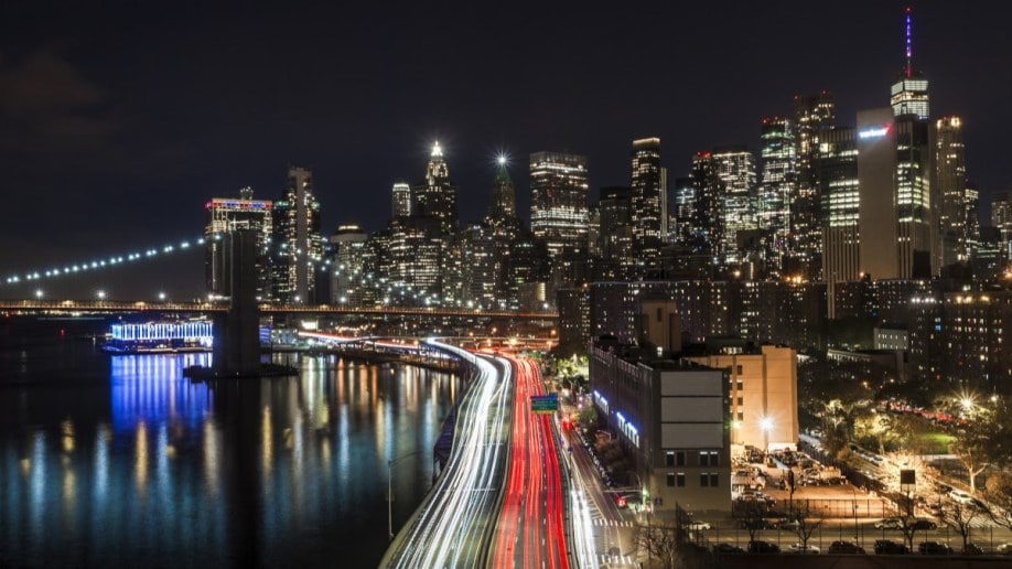 New York city traffic in 2022