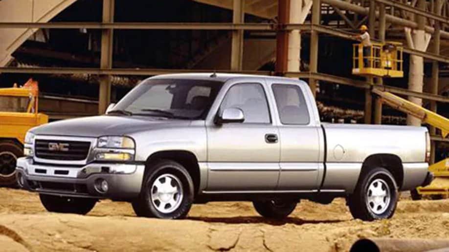 2003 GMC Sierra 1500 in beige.