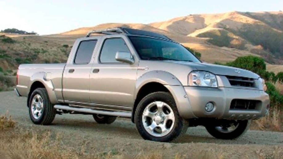 2004 Nissan Frontier in beige.
