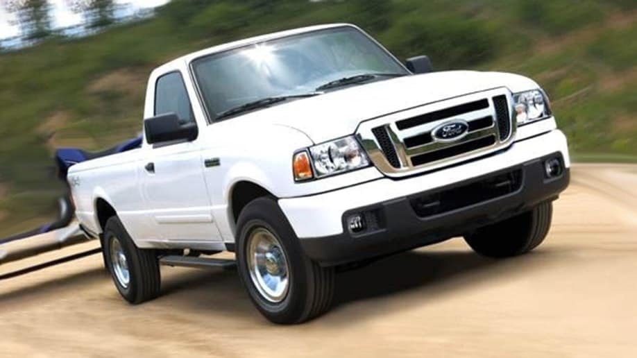 2006 Ford Ranger in white.