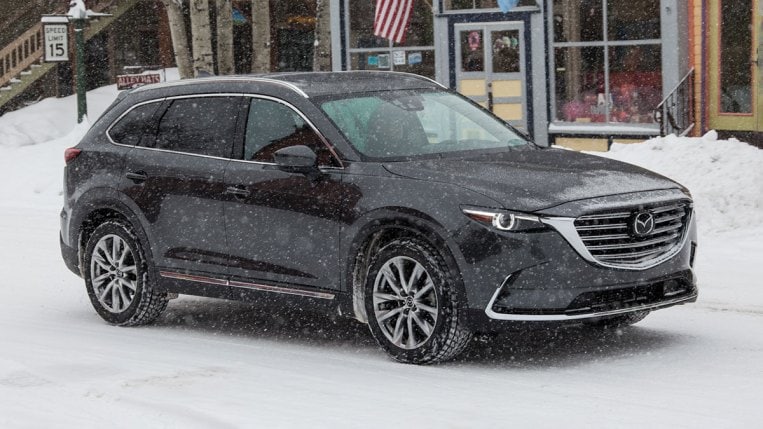 2018 Mazda CX-9 in gray.
