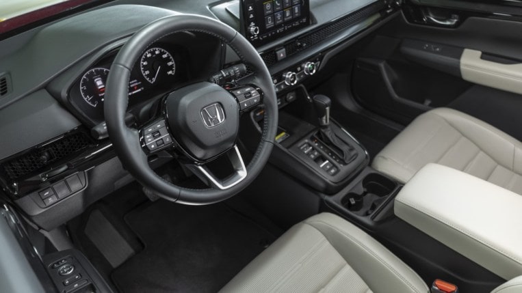 The upscale cabin of the 2023 Honda CR-V