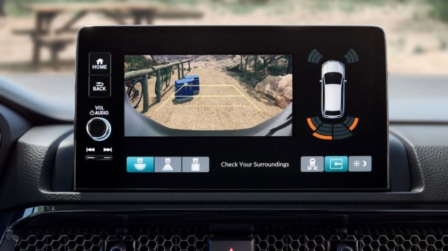 The mutli-angle backup camera of the 2023 Honda CR-V