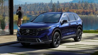 2023 Honda CR-V Sport Touring in blue