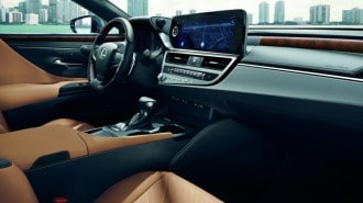 The interior of the 2023 Lexus ES