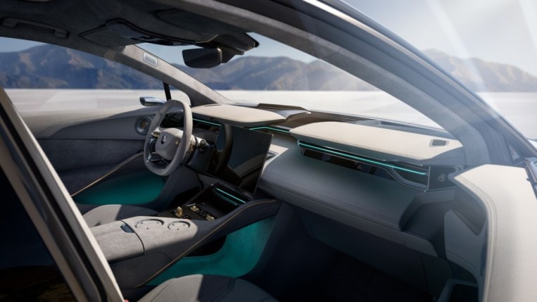 The cabin of the 2023 Lotus Eletre