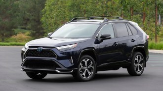 Blue 2023 Toyota RAV4 Prime