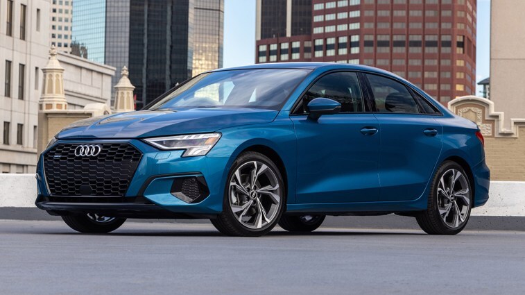 2024 Audi A3 in Atoll blue