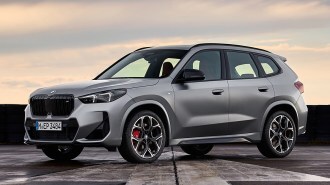 2024 BMW X1 in silver.