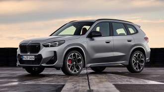 2024 BMW X1 in silver.
