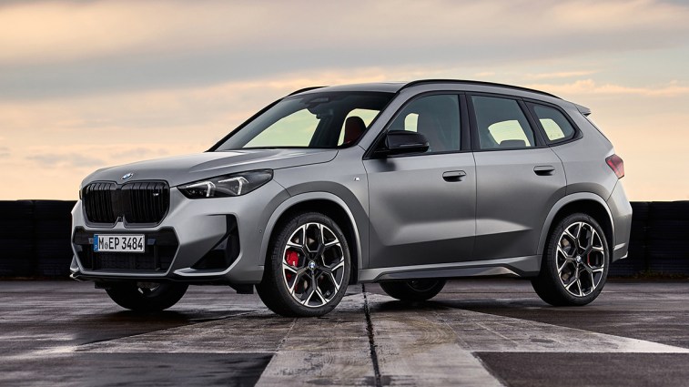 2024 BMW X1 in silver.