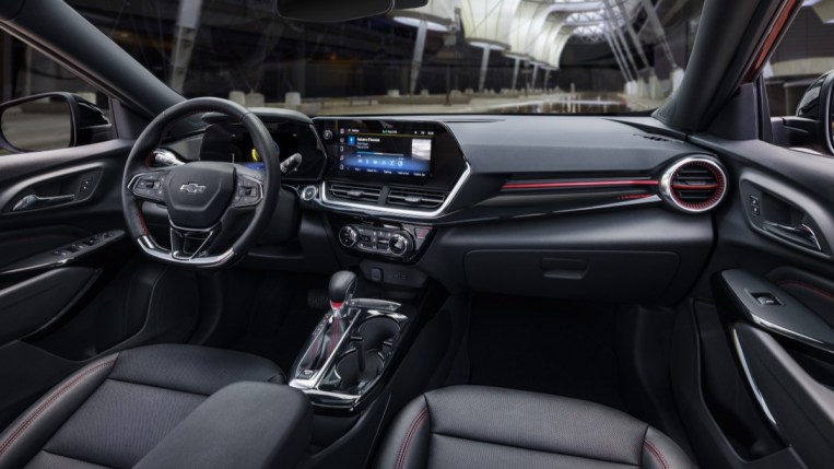 The interior of the 2024 Chevy Trax