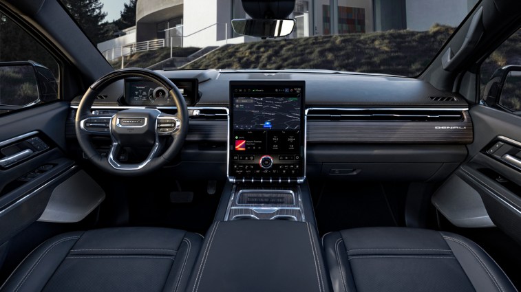 2024 GMC Sierra EV Denali Edition front cabin.