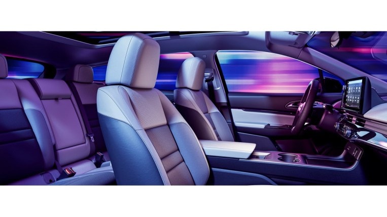 The seats of the 2024 Honda Prologue electric SUV