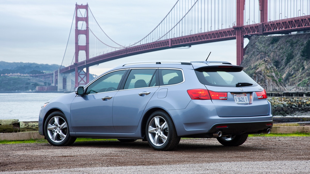Silver 2014 Acura TSX Sport Wagon