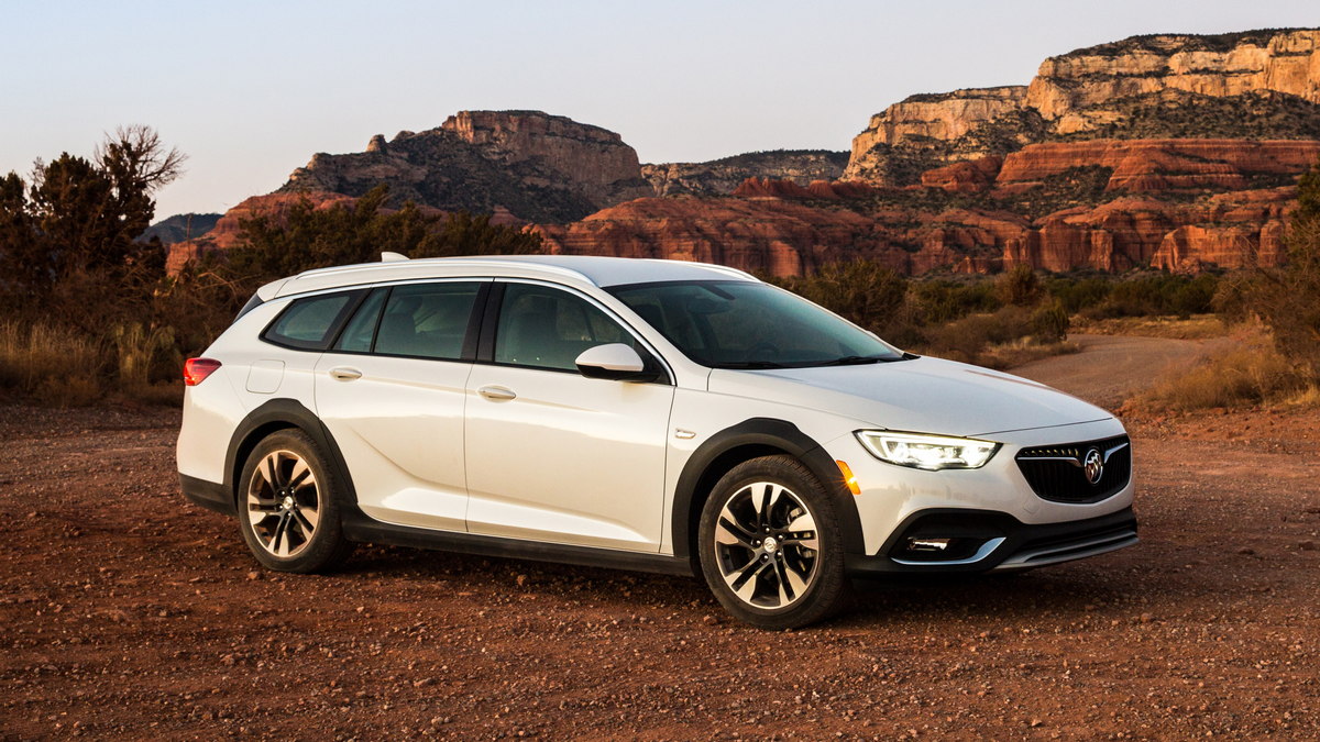 White 2019 Buick Regal TourX