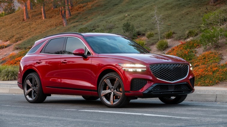 Red 2022 Genesis GV70