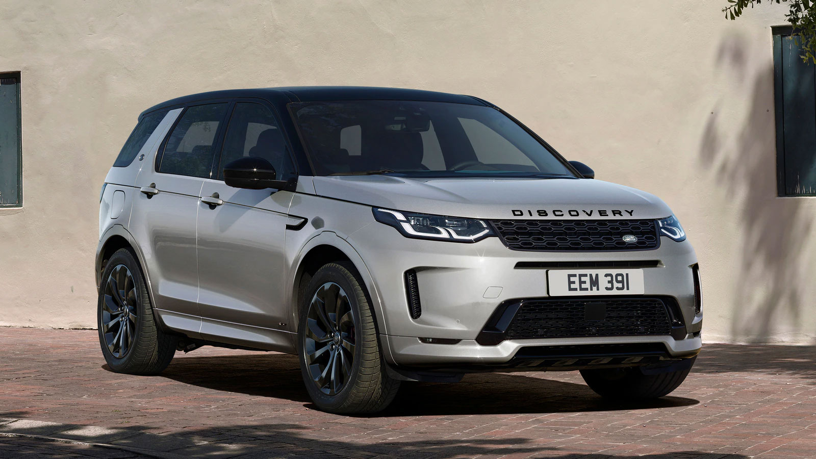 2022 Land Rover Discovery Sport in silver.
