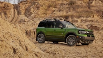 The 2023 Ford Bronco Sport with the Black Diamond off-road package