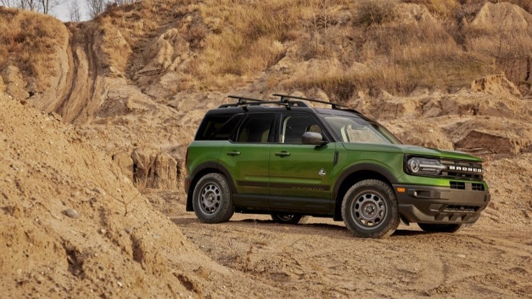 The 2023 Ford Bronco Sport with the Black Diamond off-road package