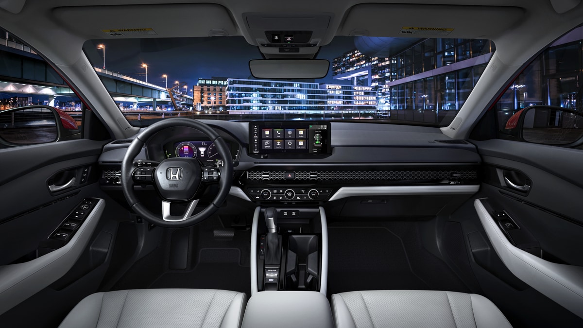 The cabin of the 2023 Honda Accord