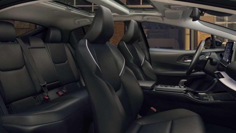 The seats of the 2023 Toyota Prius