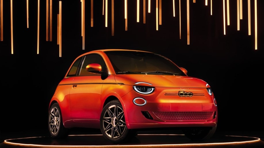 A Fiat 500e concept designed by Bvlgari