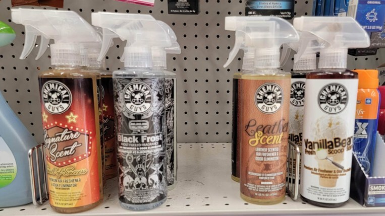 Chemical Guys air fresheners.