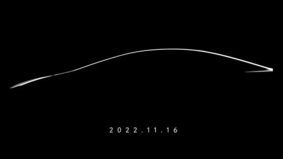 A teaser image Toyota posted to Instagram showing the profile of the next-generation Prius in poor lighting
