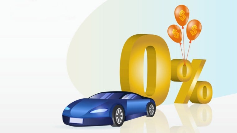 0 APR car loan promotion material