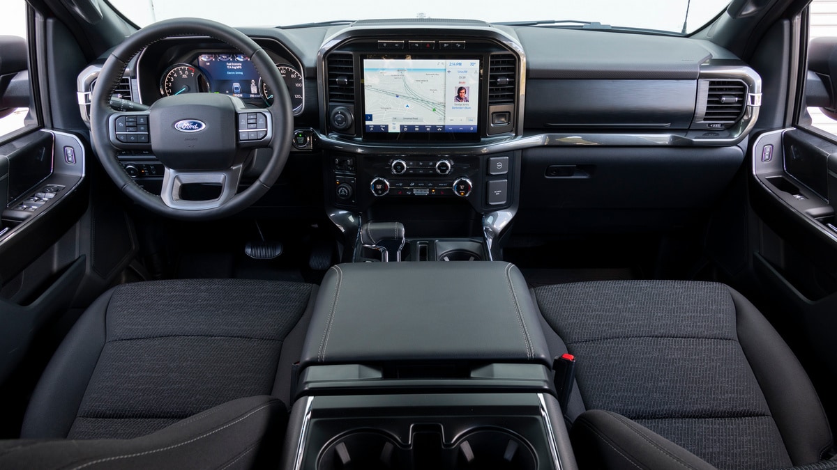 2021 Ford F-150 Hybrid interior dash