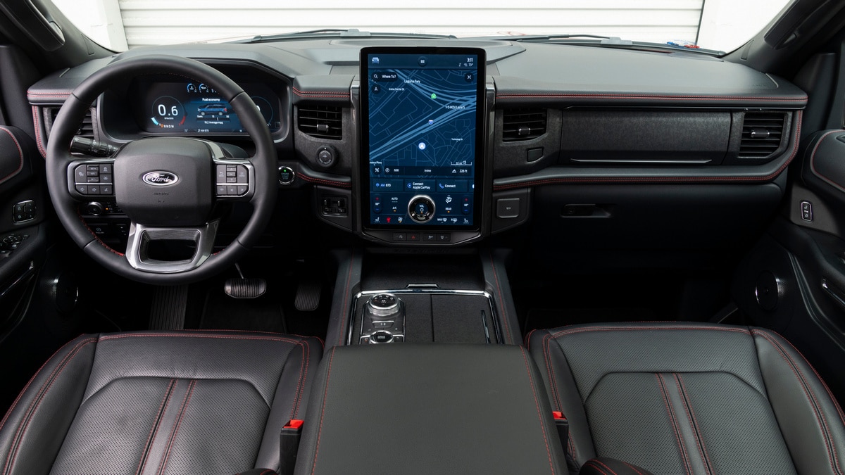 2022 Ford Expedition front cabin.