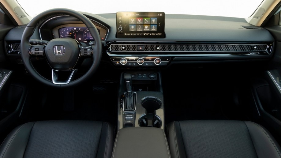 Silver 2022 Honda Civic Sedan interior dash