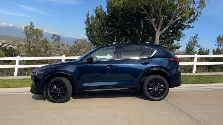 Blue 2023 Mazda CX-5 Turbo