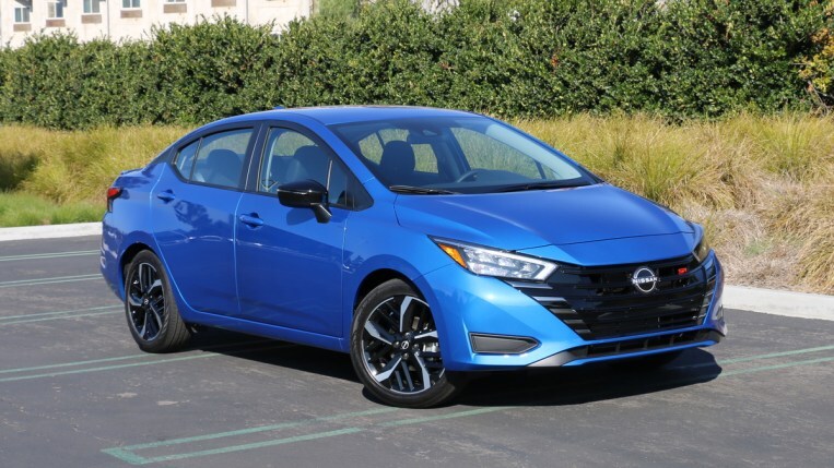 Blue 2023 Nissan Versa SR