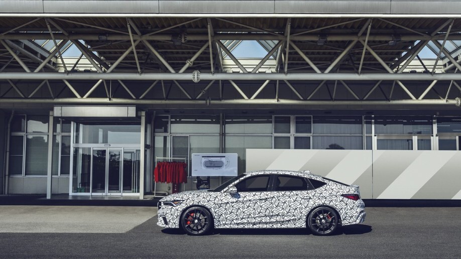 The 2024 Acura Integra Type S in testing